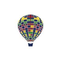 heiß Luft Ballon Design editierbar Vektor Datei.