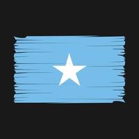 Somalia-Flagge-Pinsel-Vektor vektor