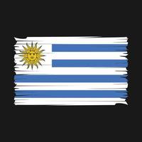 uruguay flagga borsta vektor