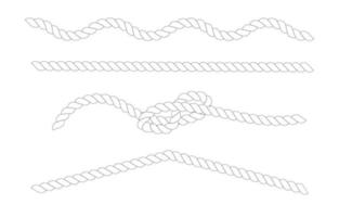 Seil Symbol Vektor .Illustration eben Design isoliert auf Weiß Hintergrund.