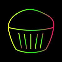 choklad muffin vektor ikon
