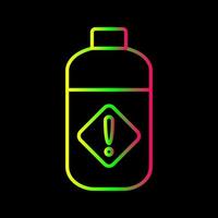pesticid flaska vektor ikon