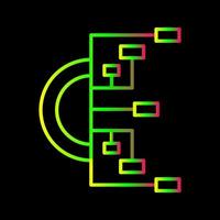 Flussdiagramm-Vektorsymbol vektor