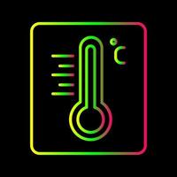 Thermometer-Vektor-Symbol vektor