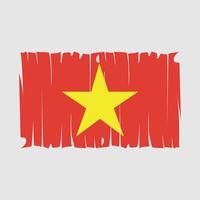 vietnam flagga vektor