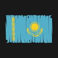 kazakstan flagga vektor