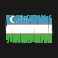 usbekistan flagge vektor