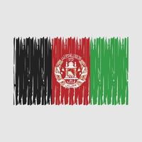 afghanistan flagga borste vektor
