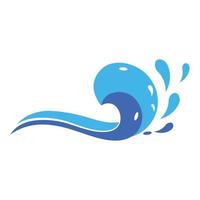 Wasser Welle Logo Vektor und Symbol Vorlage