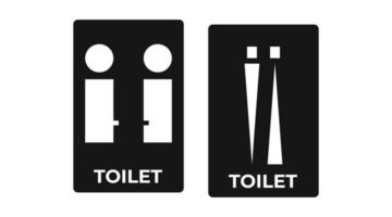 fri vektor platt design toalett ikoner design