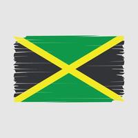 Bürste Vektor der Jamaika-Flagge
