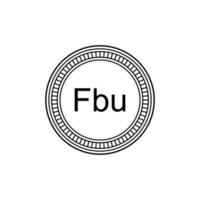 Burundi Währung Symbol, burundisch Franc Symbol, bif unterzeichnen. Vektor Illustration