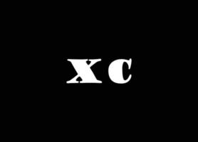 xc Logo Design und Unternehmen Logo vektor