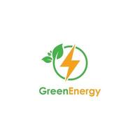 Logo für grüne Energie vektor