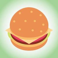 burger illustration och vektor design