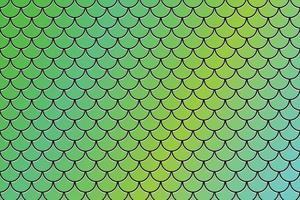 enkel abstrakt grön Färg sjöjungfru mönster textur. vektor