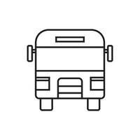 Bus Vektor Symbol Design auf Weiß Hintergrund geeignet zum der Verkehr Zeichen, Lokomotive, Automobil und Öffentlichkeit Transport Symbol. Symbol Vektor