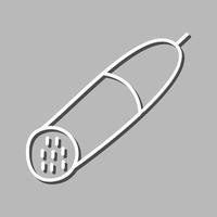 Salami-Vektor-Symbol vektor