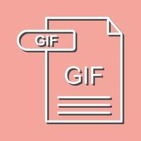 GIF-Vektorsymbol vektor