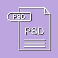 PSD-Vektorsymbol vektor