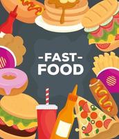 Fast-Food-Banner vektor