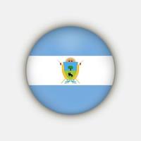 la pampa flagga. argentina provinser. vektor illustration.