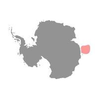 Davis Meer auf das Welt Karte. Vektor Illustration.
