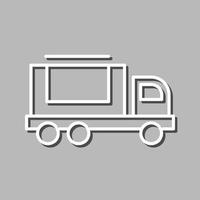 Fracht-LKW-Vektor-Symbol vektor