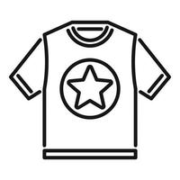 Marke T-Shirt Symbol Gliederung Vektor. Sozial Medien vektor
