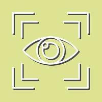 Augenscan-Vektorsymbol vektor