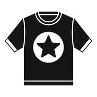 Marke T-Shirt Symbol einfach Vektor. Sozial Medien vektor