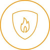 unik brand skydda vektor ikon
