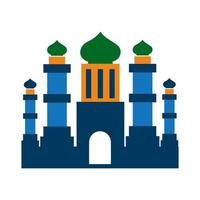 Moschee Symbole Logo Illustration Vektor