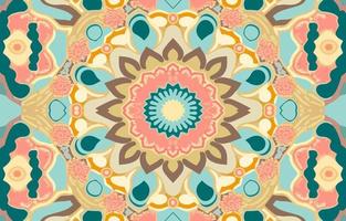 blomma mandala sömlös mönster pastell tona. abstrakt grafisk tyg linje modern elegant minimal årgång retro stil. design för textur textil- skriva ut konst design bakgrund tapet bakgrund. vektor