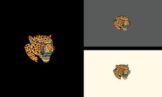 huvud gepard vektor illustration maskot design