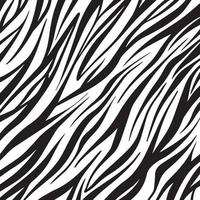 schwarz Zebra Muster mit einfach und Fett gedruckt eben Linie Dekoration isoliert auf Platz Weiß Hintergrund Vorlage zum Sozial Medien Vorlage, Papier und Textil- Schal drucken, Verpackung Papier, Poster. vektor