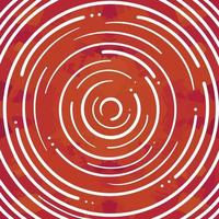 abstrakt rot Grunge texturiert Hintergrund mit Weiß kreisförmig Kreis Wasser fallen mögen Dekoration Vektor Illustration isoliert auf Platz Vorlage.