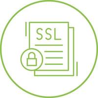 SSL-Vektorsymbol vektor