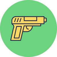 Symbol für Pistolenvektor vektor