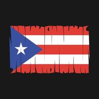 puerto rico flagga vektor