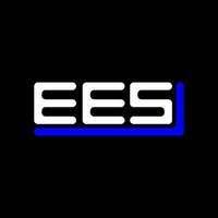 ees Brief Logo kreativ Design mit Vektor Grafik, ees einfach und modern Logo.