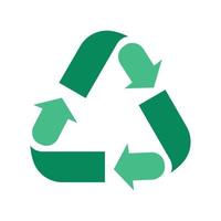 recyceln Grün isoliert Vektor Symbol Symbol Illustration