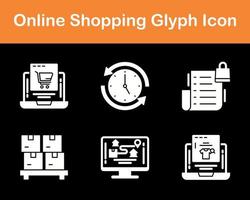 Online-Shopping-Vektor-Icon-Set vektor