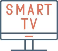 smart tv vektor ikon