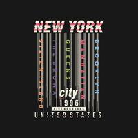 Neu York Stadt abstrakt Grafik Vektor drucken t Hemd