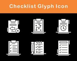 Checkliste Vektor Symbol einstellen