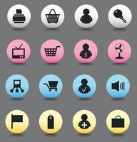 uppsättning av ikoner försäljning. en vektor illustration
