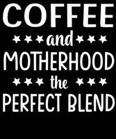 Kaffee und Mutterschaft, das perfekt Mischung , fanny, Vektor, svg vektor