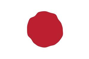 Japan, Bürste Schlaganfall Flagge von Japan, Grunge Japan Flagge, Flagge Vektor Illustration, Aquarell Stil Flagge von Japan, geeignet zum japanisch Produkte Etikette und Banner und japanisch Feste Zeichen und Etikett