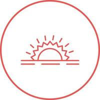 Sonnenschein-Vektor-Symbol vektor